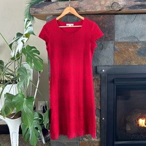 Downeast Basics Red Dress.